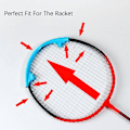 Miniatyrbild 7 av 8: Rackethuvudskydd Badmintonracket Wire Frame Protective S Gray