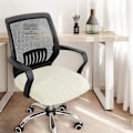 Miniatyrbillede 1 af 8: Spandex Elasticity Office Stretch Computerstolebetræk Anti-du White