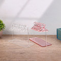 Miniatyrbilde 3 av 5: 1 sett Øredobber Show Case Akryl Hanger Form Bord Øredobber D Transparent
