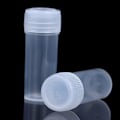 Miniatyrbilde 6 av 8: 5 ml plastprøveflaske Reagensrør Mini små flasker hetteglass St