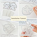 Miniatyrbillede 5 af 8: Creative Cartoon Acryl Pen Container Desktop smykker Organiser A3