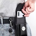 Miniatyrbillede 5 af 5: Mode Mænd Multi-funktion taljetaske Udendørs Rejse Sports Mobi black upgrade