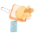 Miniatyrbilde 5 av 7: Populær e Nøkkelring Yellow Bread Cat Toast Plysj Anheng nøkkelring 8cm