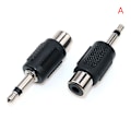 Miniatyrbillede 1 af 5: 1 Stk RCA Jack-stik til stik 3,5 MM Mono Stereo-stikadapter A