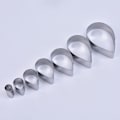 Miniatyrbilde 3 av 8: 7PCS Blomsterhjerteform Mousse Ringform Rustfritt Stål C