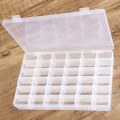 Miniatyrbilde 4 av 7: 36 Grids Plast Container Box Praktisk justerbart rom