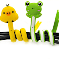 Miniatyrbillede 2 af 8: e Animal Earphone Hovedtelefon Wrap Cord Wire Kabelholder Winder Random