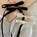 Pikkukuva 5 / 8: n Style Ribbon Bow Hiuspidike Pitkä Tupsu Hiusneula Sweet Lovely H Red