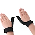 Miniatyrbillede 5 af 7: Unisex Bowling Tommelfingerhandske Thumb Saver Protector Handske til skål