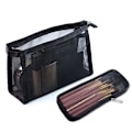 Pikkukuva 3 / 5: Meikkisivellin case kosmeettinen hygieniatarvike Mesh Bag Organizer B A