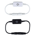 Miniatyrbilde 4 av 8: LED Strip Touch Dimmer Lysstyrkekontroll LED Dimmer Switch Dim Black