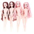 Miniatyrbillede 4 af 5: 30CM BJD Dukke Smukke Prinsesse Dukker Dukkehoved DIY Hårdukke A4
