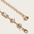 Miniatyrbilde 8 av 8: Stilig Rhinestone Belte Dame Midje Belte Dame Daily Wear Belte Silver