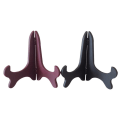 Miniatyrbillede 6 af 8: 1 PC Træ Display Stand Opvask Stativ Tallerken Skål Ramme Fotobog Black