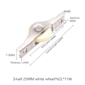 Miniatyrbillede 1 af 5: Mute Wheel Skydedør Hjul Skab Rille Bærende Træk A1