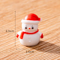 Miniatyrbillede 1 af 8: Mini Ornament Snemand Dukkehuss Mikrolandskab Bil Interiør H A1