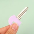 Miniatyrbillede 4 af 8: 10 stk Blandet farve PVC nøgler Caps Topper Elastisk etui til gør-det-selv nøgle