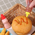 Miniatyrbillede 4 af 5: 2 Stk Mini Krydderi Flaske Salatdressing Ketchup Krukke Dispenserer