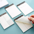Miniatyrbilde 3 av 5: Daglig Ukentlig Planlegger Agenda Notatbok Rivbar Memo To Do List todo-list