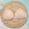 Pikkukuva 5 / 5: Uimapuku pehmuste Insertit Vaahtokolmio Sponge Pads Breast Bra White Triangle