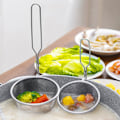Miniatyrbilde 2 av 8: 1 stk rustfritt stål pommes frites stekt filter skje hot pot col L