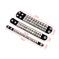Miniatyrbild 5 av 5: Unik Nit Stud Wide Cuff Punk Gothic Rock Unisex armring Brac C