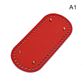 Pikkukuva 1 / 8: 22*10cm pitkä pohja neulotulle laukkulle Nahkalaukun pohja Käsintehty B A1