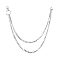 Miniatyrbilde 1 av 8: 1/2/3 Layer Long Metal Belte Chain Rock Punk Hook Bukser A2