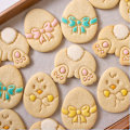 Miniatyrbilde 3 av 8: 3 stk påskeegg Cookie ter Bunny Chick formet Fondant glasur Bis A