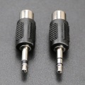 Miniatyrbillede 3 af 5: 1 Stk RCA Jack-stik til stik 3,5 MM Mono Stereo-stikadapter A
