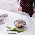 Pikkukuva 4 / 8: Mesh Cover Taittuva cover Teltta Dome Net Sateenvarjo Keittiö Gadge White 12in