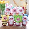 Miniatyrbilde 3 av 8: Kawaii Lovely Plush Ruby Transform Sanrio Plushie Doll nøkkelring A6