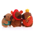 Pikkukuva 4 / 8: Capybara-avaimenperä pehmo-nukkelelut vesi marsu avaimenperä Monk