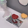 Miniatyrbilde 2 av 8: Håndtak Toalett Trykkknapp Hjerteformet trykktank-trykkbryter Red