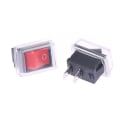 Pikkukuva 5 / 5: 5 kpl Push Button Mini Switch 2Pin On/Off keinukytkin watilla 2(metal Red)