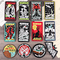 Pikkukuva 2 / 5: Kirjonta rautamerkit Monster Cloth Appliques Badge Extraterr 01