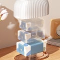 Miniatyrbilde 4 av 8: Tissue Box Serviettholder Container Automatisk Lifting Tissue Box White