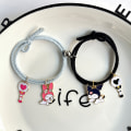 Miniatyrbillede 7 af 8: 1 Par Sanrio Tilbehør Armbånd Kuromi Melody Magnetic Rubbe A8