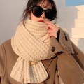 Miniatyrbilde 5 av 8: n Skjerf For Kvinner Menn I Høst Og Vinter Thickened Thermal Black