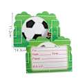 Miniatyrbillede 2 af 6: 10 stk Fodbold Invitationskort Begivenhed Fest Bryllup Hilsen Bil