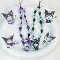 Miniatyrbillede 6 af 8: e Kuromi Melody Phone Chain Charm Sanrio Phone Rope Knot Cellph A1