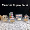 Miniatyrbild 2 av 8: Akryl Nail Art Display Irregular Board Transparent Nail Art S A