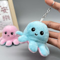 Pikkukuva 6 / 8: Mini Octopus ja Pehmo Doll Reverse Toy Avaimenperä Kawaii Fluffy St A3