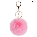 Pikkukuva 1 / 8: 8cm e Key Pehmeä Fluffy Fur Ball Avaimenperä Fluffy Avaimenperät Trink A16
