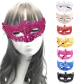 Miniatyrbilde 3 av 9: Venezia Sexy Golden Fox Mask Masquerade Costume Dance Mask White