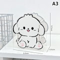 Miniatyrbillede 1 af 8: Creative Cartoon Acryl Pen Container Desktop smykker Organiser A3