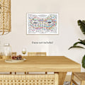 Pikkukuva 1 / 7: Healing Web Poster Natural Remedies Chart Canvas Wall Art Horiz 1