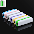 Miniatyrbilde 7 av 7: USB bærbar ekstern backup batterilader Power Bank Case Black
