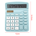 Miniatyrbillede 5 af 5: 12 cifre elektronisk regnemaskine Desktop regnemaskiner Hjemmekontor Green