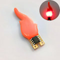 Miniatyrbilde 1 av 7: 3v Led Cob Flash stearinlys Fleksibel filamentdiode lys Decorati Red